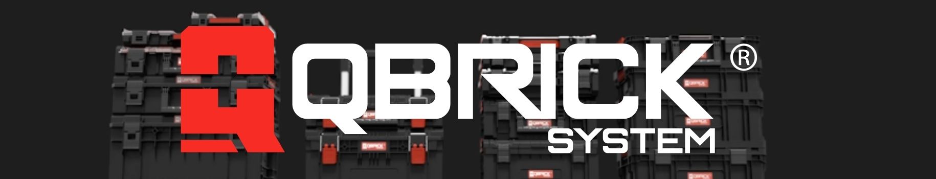 QBrick System Toolbob, Storage toolbox, organizer , brand logo banner